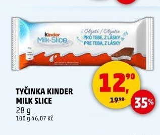 Řez mléčný Kinder