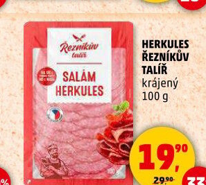 Salám Herkules Řezníkův talíř