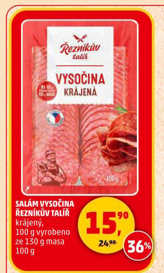 Salám Vysočina Řezníkův talíř