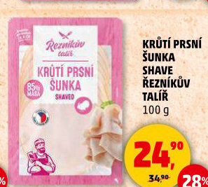 Šunka krůtí prsní Řezníkův talíř