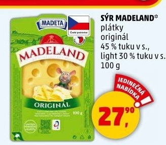 Sýr Madeland 45% Madeta