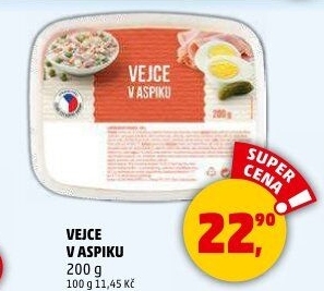 Vejce v aspiku Karlova Koruna