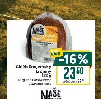 Chléb Znojemský krájený