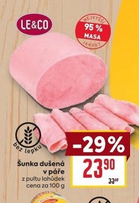 Šunka dušená v páře