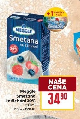 Meggle Smetana ke šlehání 30%