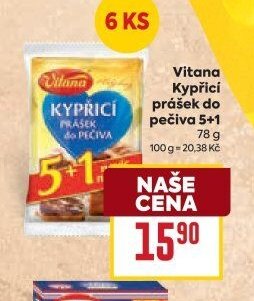 Vitana Kypřící prášek do pečiva 5+1