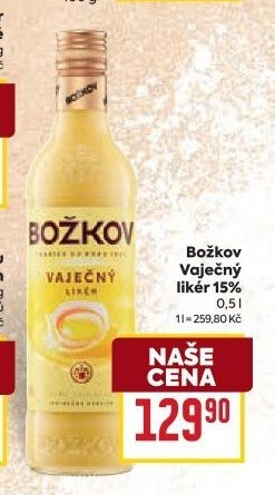 Božkov Vaječný likér 15%