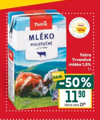 Tatra Trvanlivé mléko 1,5%