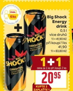 Energetický nápoj Big Shock