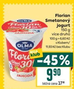 Jogurt smetanový Florian Olma