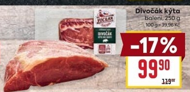 Kýta z divočáka Vocílka