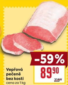 Vepřová pečeně bez kosti