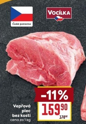 Vepřová plec bez kosti