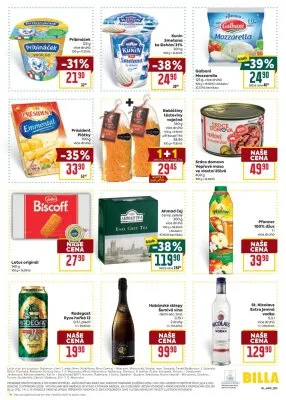 akční leták BILLA 29.10.2025-4.11.2025