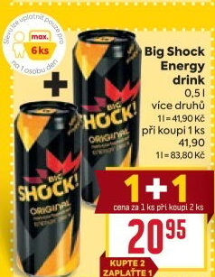 Energetický nápoj Big Shock