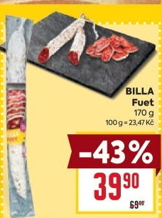Salám Fuet Billa