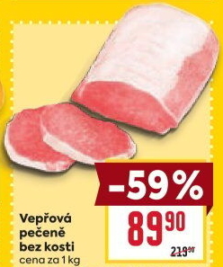 Vepřová pečeně bez kosti