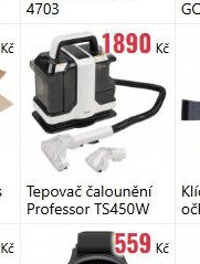 Tepovač čalounění Professor TS450W