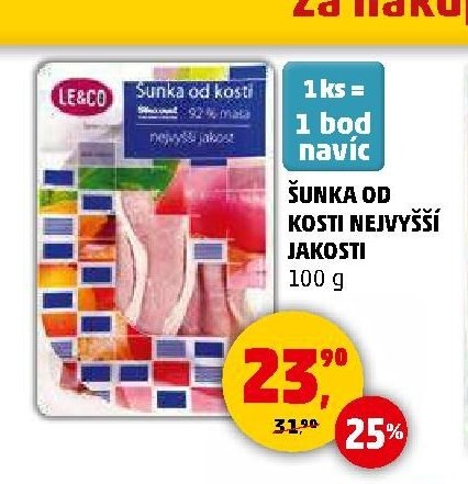Šunka od kosti nejvyšší jakosti