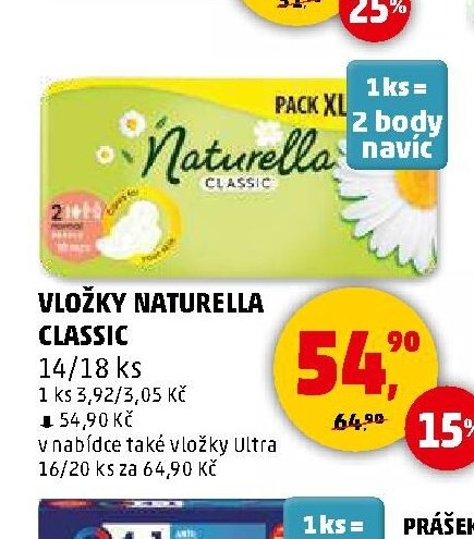 Vložky Naturella Classic