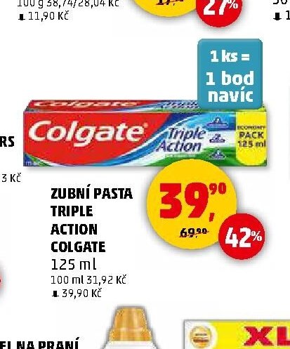 Zubní pasta Triple Action Colgate
