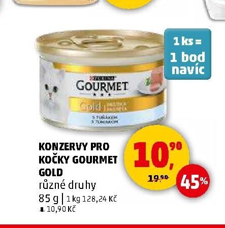 Konzervy pro kočky Gourmet Gold