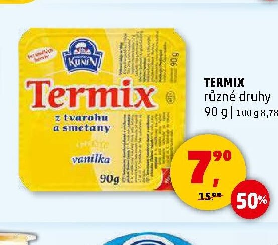 KUNÍN Termix vanilka