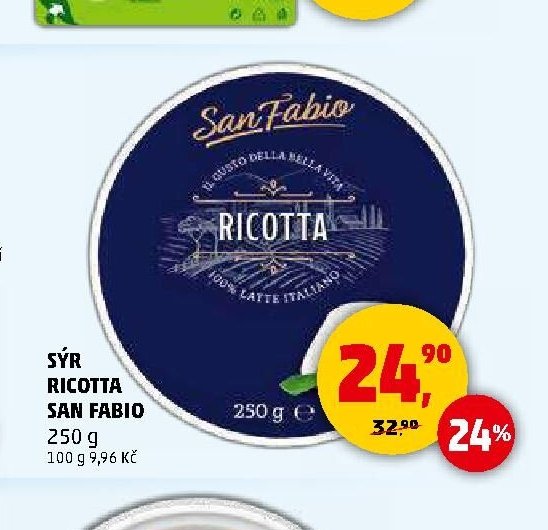 Sýr Ricotta San Fabio 250 g