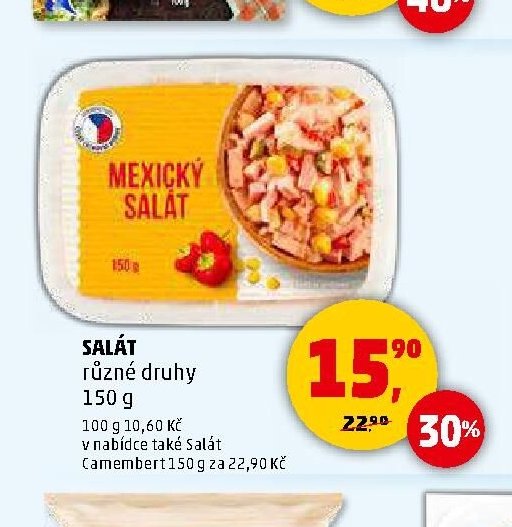 Salát různé druhy 150 g