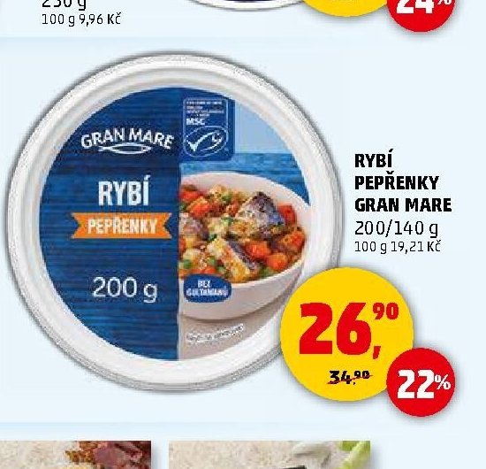 Rybí pepřenky Gran Mare 200/140 g