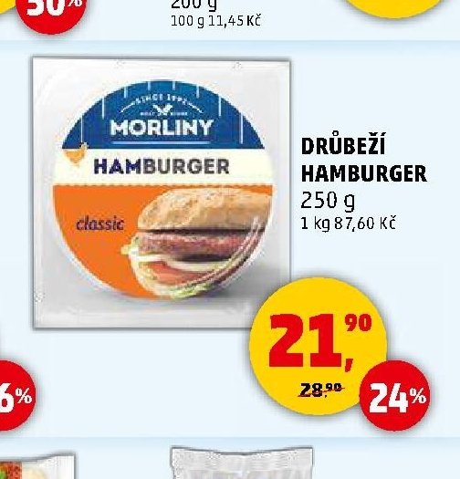Drůbeží hamburger 250 g