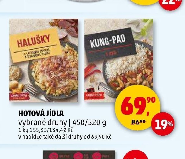 Hotová jídla 450/520 g