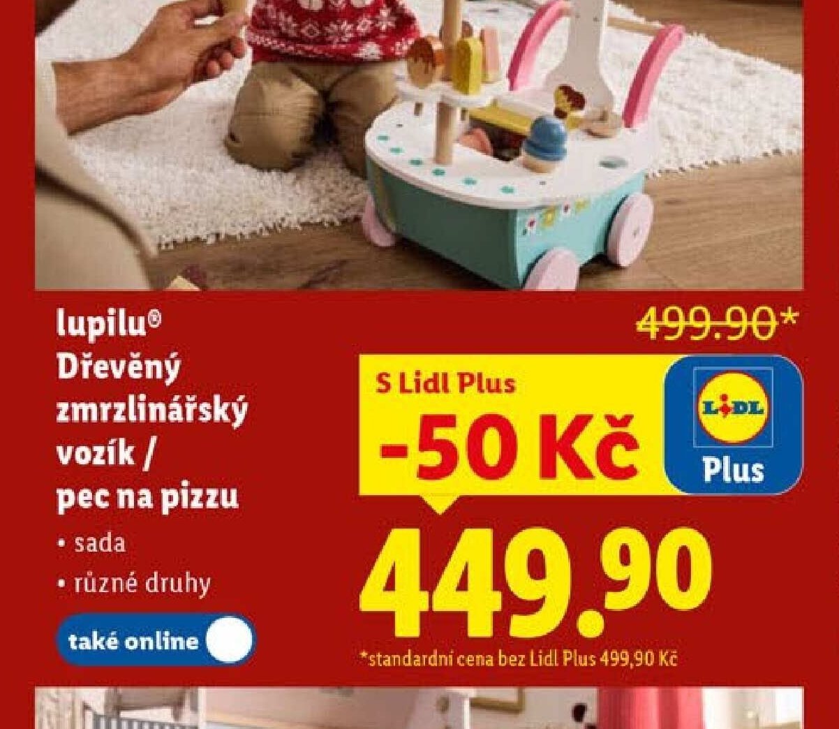 lupilu Dřevěný zmrzlinářský vozík / pec na pizzu - Lidl akcniletaky.com