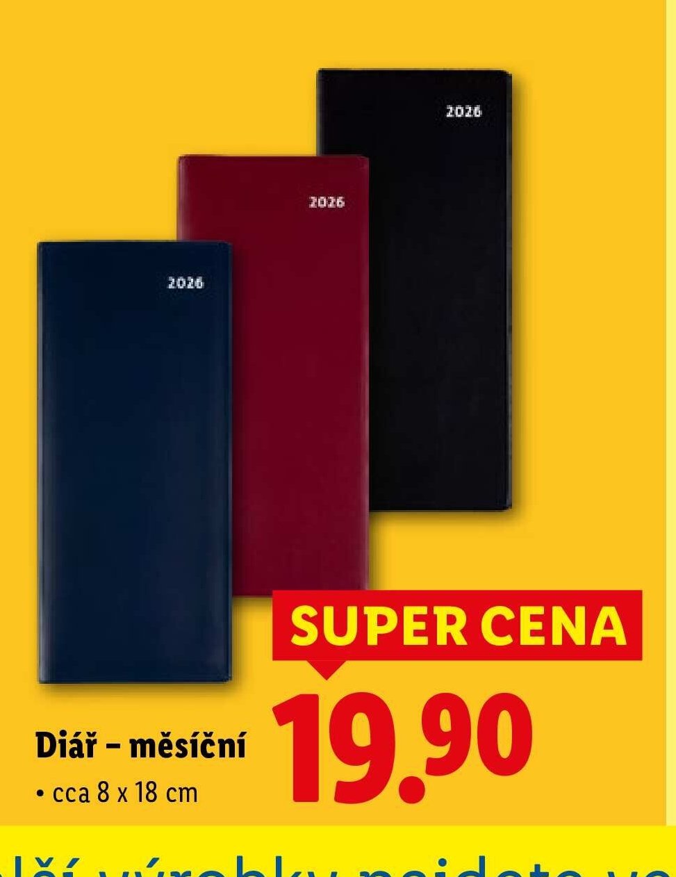 Diář - měsíční