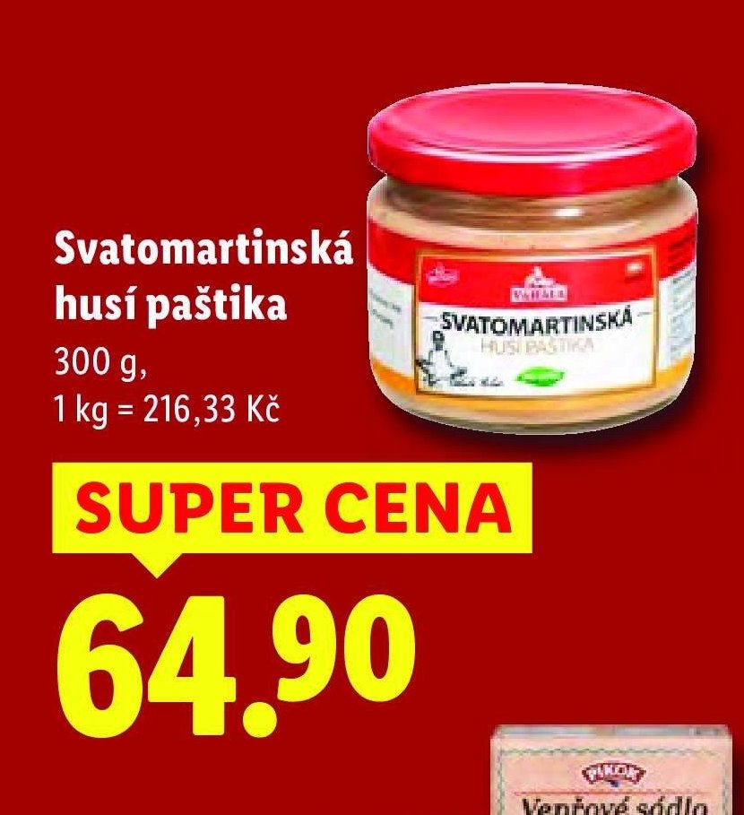 Svatomartinská husí paštika