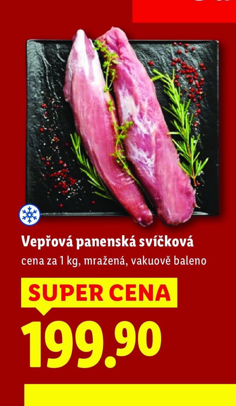 Vepřová panenská svíčková