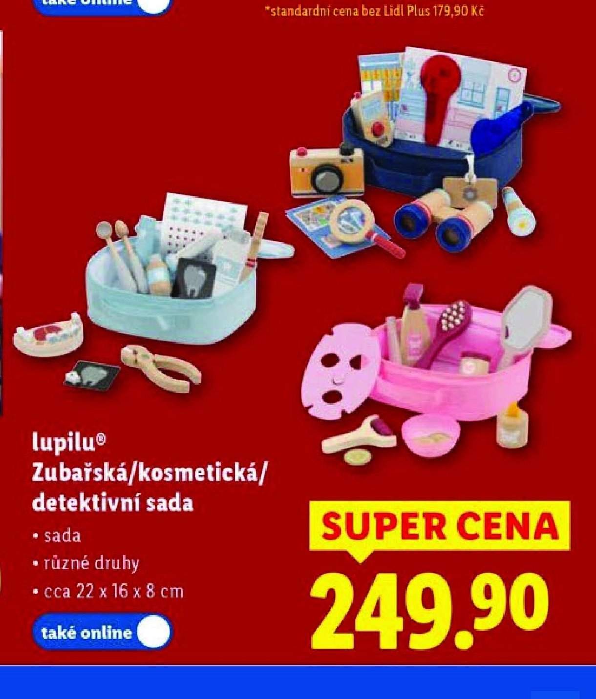 lupilu Zubařská/kosmetická/detektivní sada