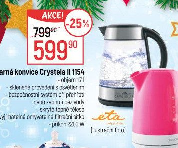 Varná konvice Crystela II 1154