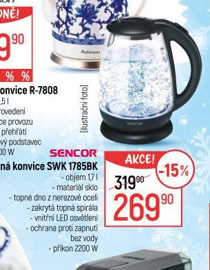 Varná konvice SWK 1785BK