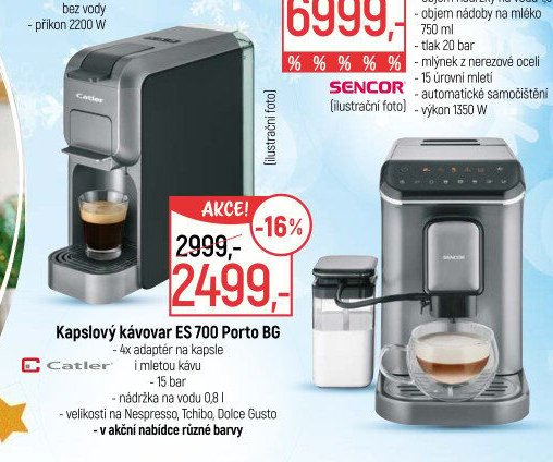 Kapslový kávovar ES 700 Porto BG