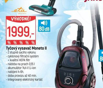 Tyčový vysavač Moneto II