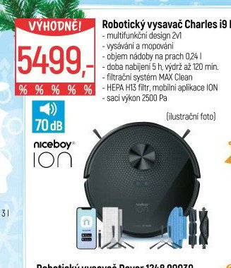 Robotický vysavač Charles i9 Plus