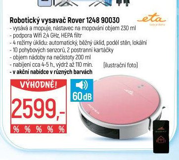 Robotický vysavač Rover 1248 90030