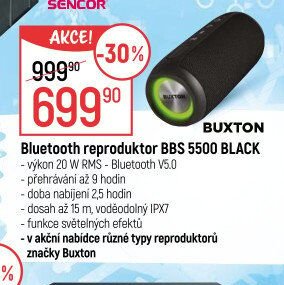 Bluetooth reproduktor BBS 5500 BLACK