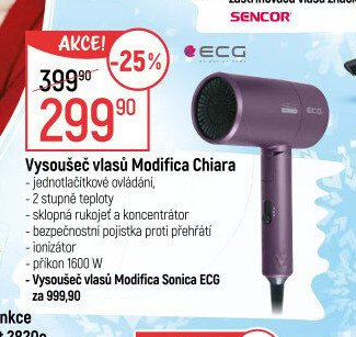 Vysoušeč vlasů Modifica Chiara