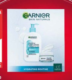 Garnier Hydrating Routine denní krém a čisticí gel