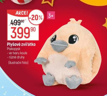 Plyšové zvířátko Ptakopysk