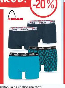 Pánské boxerky (Head, Fila, Bellinda, O'Neill, Puma, Camano)