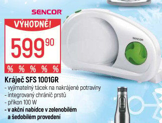 Elektrický kráječ Sencor SFS1001GR