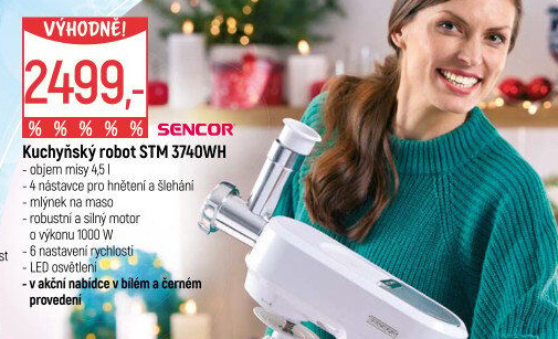 Kuchyňský robot STM 3740WH Sencor